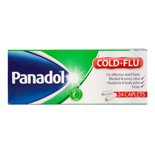 قرص سرماخوردگی و آنفولانزا  Panadol Cold+Flu بسته 24 عددی